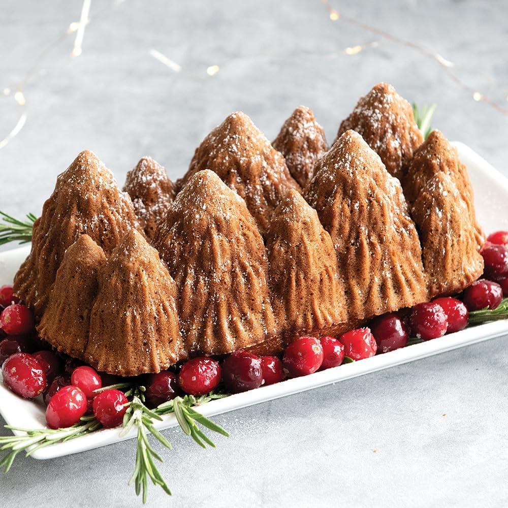 imageNordic Ware Alpine Forest Loaf Sparkling Silver 6 CupAlpine Forest Loaf  6 Cup