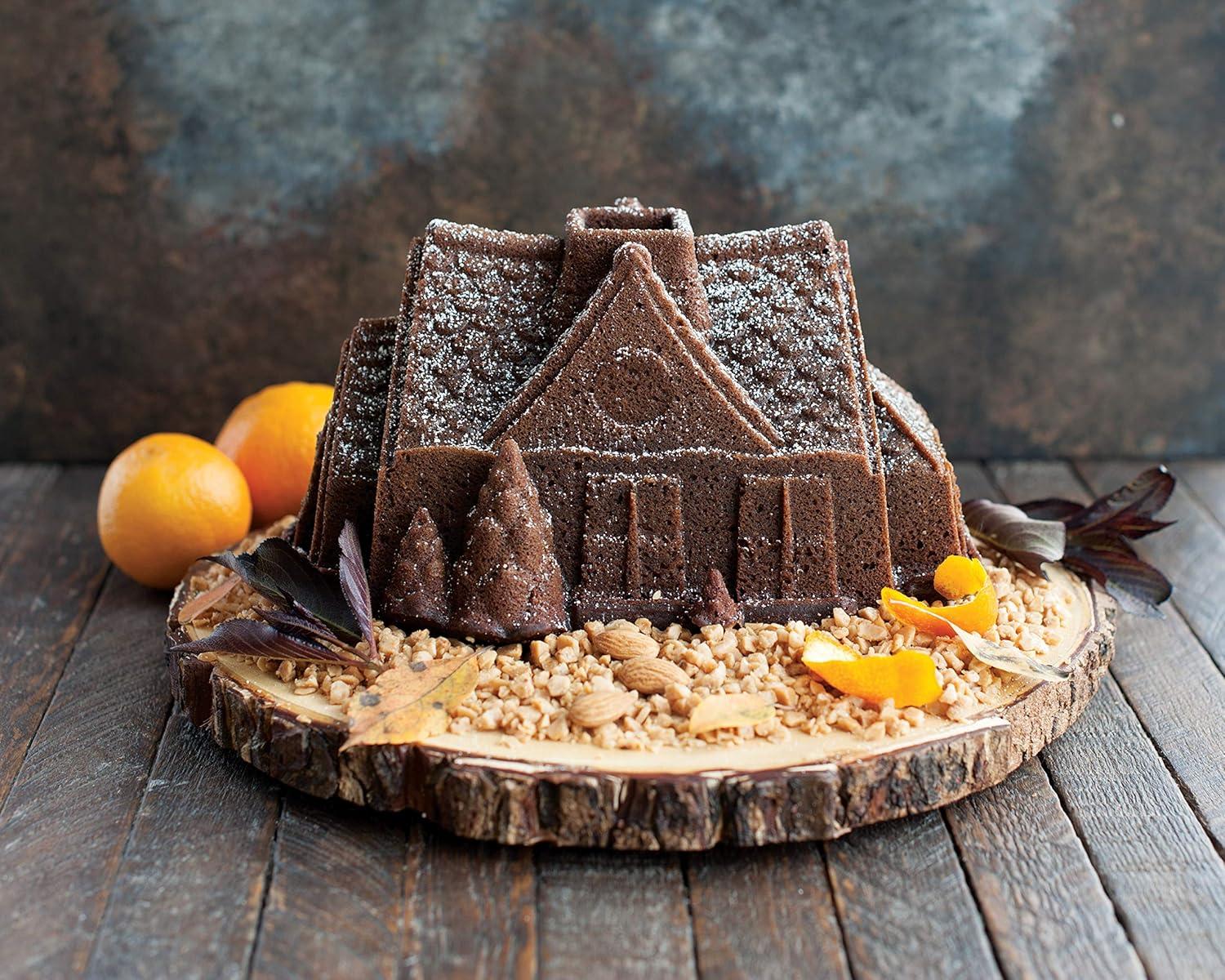 imageNordic Ware Gingerbread House Duet PanGingerbread House Bundt Pan