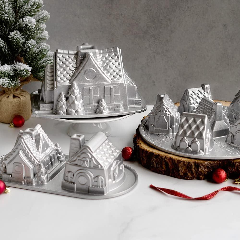 imageNordic Ware Gingerbread House Duet PanGingerbread House Bundt Pan