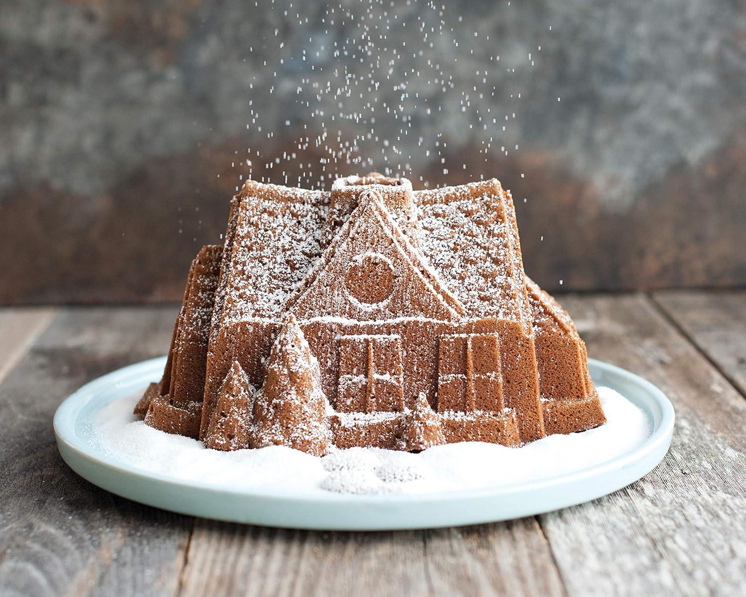 imageNordic Ware Gingerbread House Duet PanGingerbread House Bundt Pan