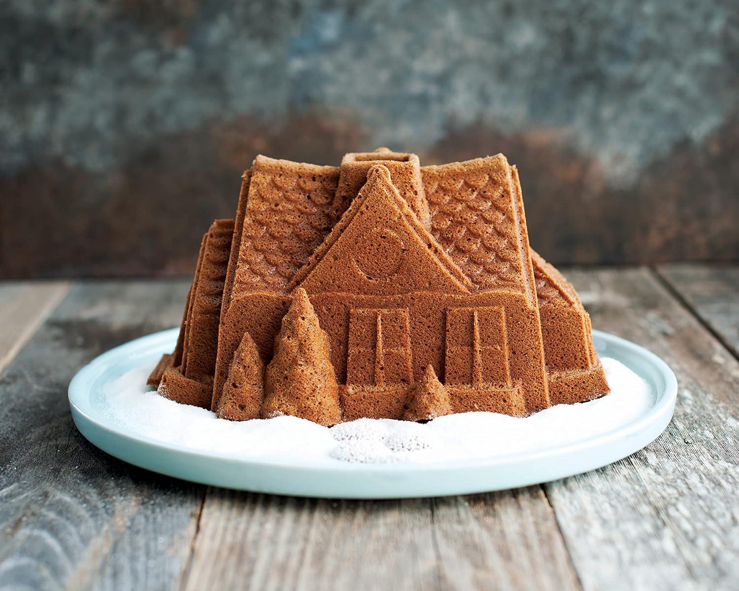imageNordic Ware Gingerbread House Duet PanGingerbread House Bundt Pan