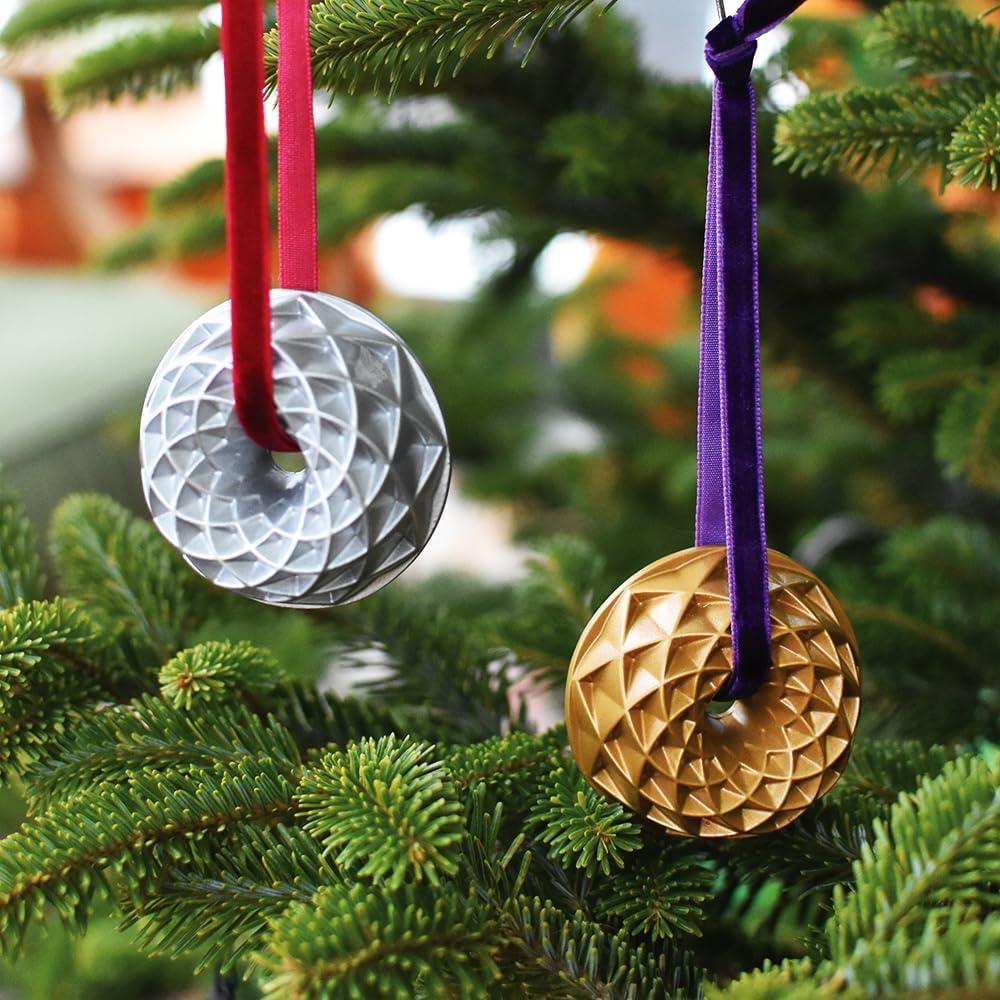 imageNordic Ware Jubilee Bundt Ornament Set Gold and Silver 2PiecesGoldSilver Set