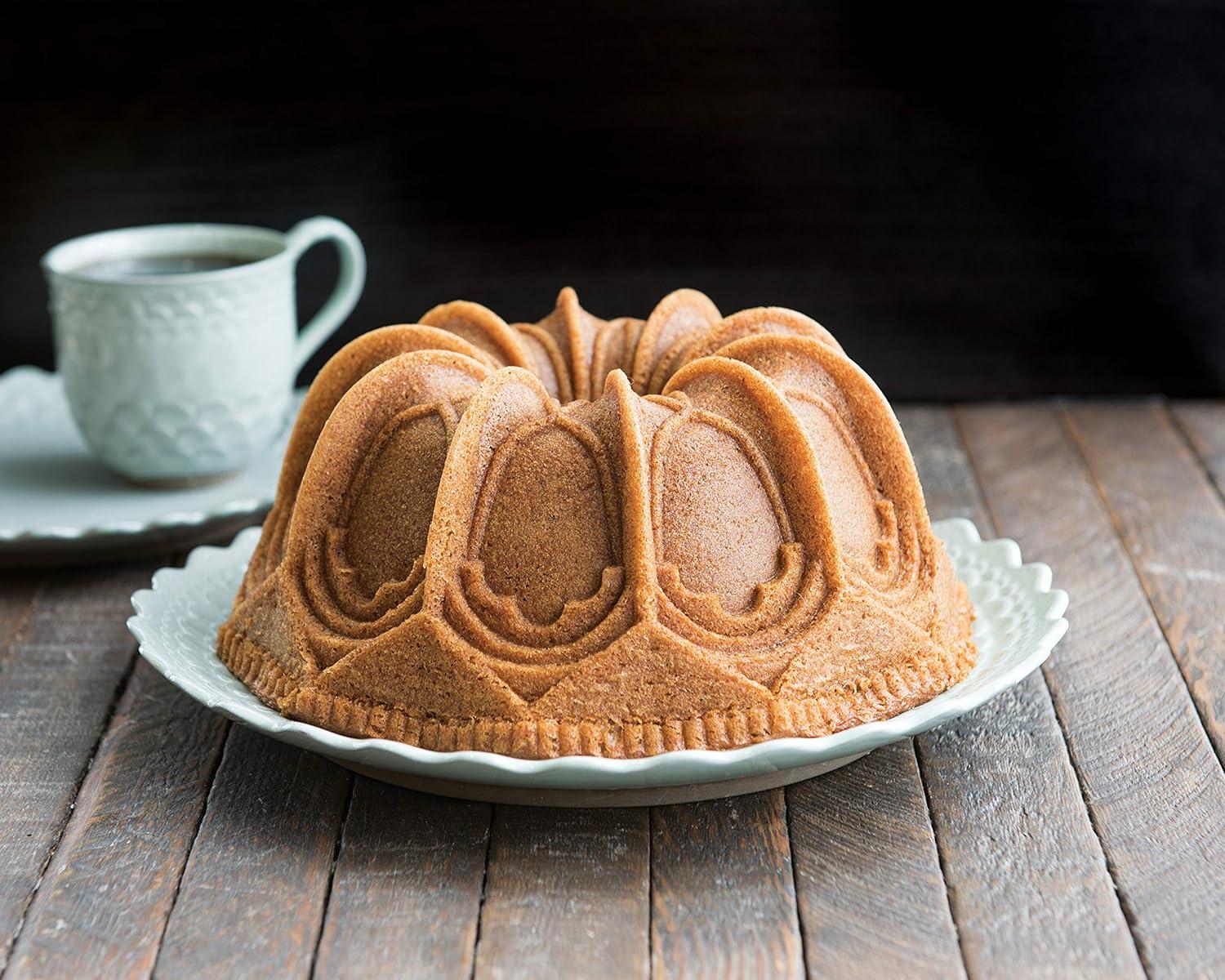 imageNordic Ware Vaulted Cathedral Bundt Pan Metallic