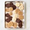 imageNordic Ware 01236 Yuletide Cast Cookie Stamps 3inch rounds SilverHoney Bees