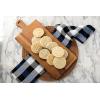 imageNordic Ware 01236 Yuletide Cast Cookie Stamps 3inch rounds SilverHoney Bees