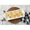 imageNordic Ware 01236 Yuletide Cast Cookie Stamps 3inch rounds SilverHoney Bees