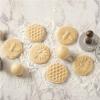 imageNordic Ware 01236 Yuletide Cast Cookie Stamps 3inch rounds SilverHoney Bees