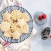 imageNordic Ware 01236 Yuletide Cast Cookie Stamps 3inch rounds SilverPretty Pleated