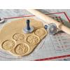 imageNordic Ware 01236 Yuletide Cast Cookie Stamps 3inch rounds SilverStarry Night