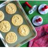 imageNordic Ware 01236 Yuletide Cast Cookie Stamps 3inch rounds SilverYuletide