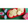 imageNordic Ware 01236 Yuletide Cast Cookie Stamps 3inch rounds SilverYuletide