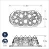 imageNordic Ware Alpine Forest Loaf Sparkling Silver 6 CupAlpine Forest Loaf  6 Cup