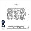 imageNordic Ware Frozen Snowflake Cakelet Pan