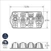 imageNordic Ware Nutcracker Sweets Cast Cakelet Pan 6 Cup Capacity Silver
