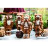 imageNordic Ware Nutcracker Sweets Cast Cakelet Pan 6 Cup Capacity Silver