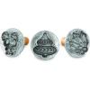 imageNordic Ware 01236 Yuletide Cast Cookie Stamps 3inch rounds SilverHoliday 3D