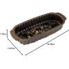 imageNordic Ware 93448 Wheat ampamp Pumpkin Cast Loaf Pan 6 Cup Capacity BronzeLoaf Pan