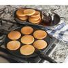 imageNordic Ware Autumn Leaves Pancake Pan BlackScandinavian Silver Dollar Pancake