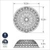 imageNordic Ware Stained Glass Bundt Pan Metallic