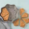 imageNordic Ware Sweet Snowflakes Shortbread Pan Silver
