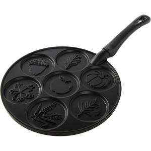 imageNordic Ware Autumn Leaves Pancake Pan BlackAutumn Leaves Pancake