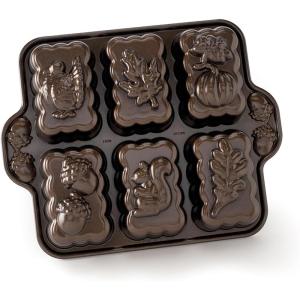 imageNordic Ware Harvest Mini Loaf Pan 5Cup Bronze