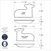 imageNordic Ware 3D Lamb Cake Pan