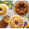 imageNordic Ware Floral Cakelet 3 Cups ToffeeMagnolia Bundt