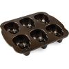 imageNordic Ware Halloween Bakeware Haunted Skull Cakelet Pan BronzeHaunted Skull Cakelet Pan