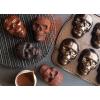 imageNordic Ware Halloween Bakeware Haunted Skull Cakelet Pan BronzeHaunted Skull Cakelet Pan