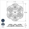 imageNordic Ware Ornamental Egg Cakelet Pan