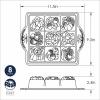 imageNordic Ware Seasonal Squares Pan