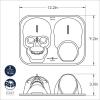 imageNordic WareHaunted Skull Cake Pan