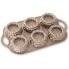 imageNordic Ware 54349AMZ Shortcake Baskets Cast Aluminum Cakelet Six 12 Cup Toffee