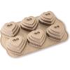 imageNordic Ware Elegant Heart Bundt 10 Cup ToffeeTiered Cakelet