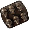 imageNordic Ware Halloween Bakeware Haunted Skull Cakelet Pan BronzeHaunted Skull Cakelet Pan