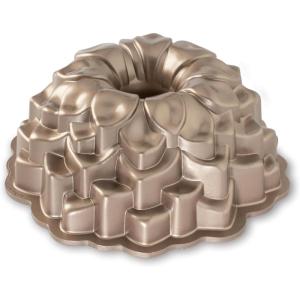 imageNordic Ware Floral Cakelet 3 Cups ToffeeBlossom
