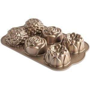 imageNordic Ware Floral Cakelet 3 Cups ToffeeFloral Cakelet