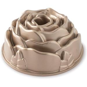imageNordic Ware Floral Cakelet 3 Cups ToffeeRose Bundt