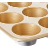 imageNordic Ware 9quot Round Nonstick Natural Aluminum Cake Pans 2 Pack Metallic12 Muffins