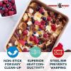 imageNordic Ware 9quot Round Nonstick Natural Aluminum Cake Pans 2 Pack MetallicRectangle