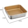 imageNordic Ware 9quot Round Nonstick Natural Aluminum Cake Pans 2 Pack MetallicSquare