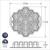 imageNordic Ware Beehive Cakelet 3 Cup Capacity ToffeeHoneycomb PullApart