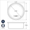 imageNordic Ware Natural Aluminum Commercial Round Layer Cake Pan Baking Essentials6Inch Round