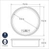 imageNordic Ware Natural Aluminum Commercial Round Layer Cake Pan Baking Essentials9Inch Round