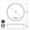 imageNordic Ware Natural Aluminum Commercial Round Layer Cake Pan Baking EssentialsSet of 2 9Inches