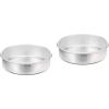 imageNordic Ware Prism 9Inch Round Cake Pan 1 Pack Natural2 Pack