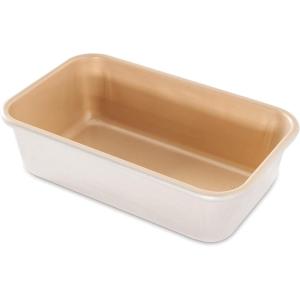 imageNordic Ware 9quot Round Nonstick Natural Aluminum Cake Pans 2 Pack MetallicLoaf Pan