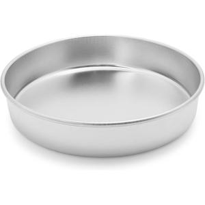imageNordic Ware Natural Aluminum Commercial Round Layer Cake Pan Baking Essentials12Inch Round