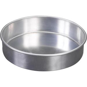 imageNordic Ware Natural Aluminum Commercial Round Layer Cake Pan Baking Essentials8Inch Round